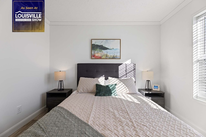 First HUD Approved Nationally Available Duplex | Side A: 3 bedroom, 2 bathroom, 1050 sqft. | Side B: 2 bedroom, 2 bathroom, 1050 sqft. Double porch.