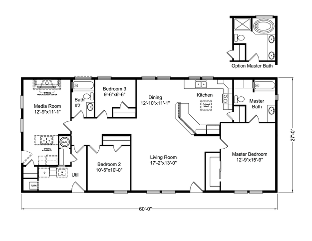 Santiam 28603C Manufactured Home from Palm Harbor Homes, a Cavco Company