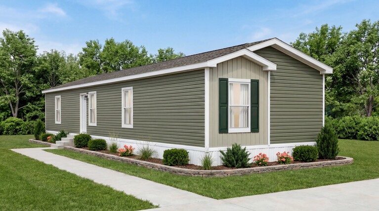 The Rainier | 3 bedroom, 2 bathroom, 1165 sqft home. Built by Cavco - Nappanee in Nappanee, IN.