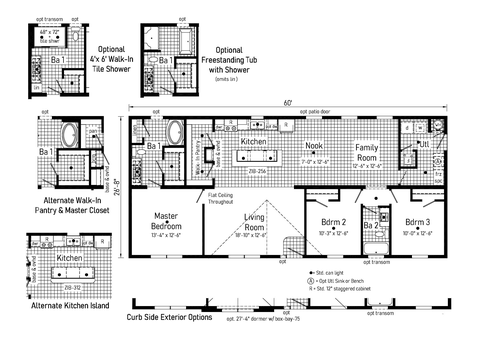 Kendal | 3 bedroom, 2 bathroom, 1600 sqft home | Built by Cavco - Goshen in Goshen, IN.