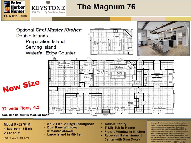 Magnum - Supersized Kitchen & Master - TOP Build & Huge Savings 30764M Tulsa OK