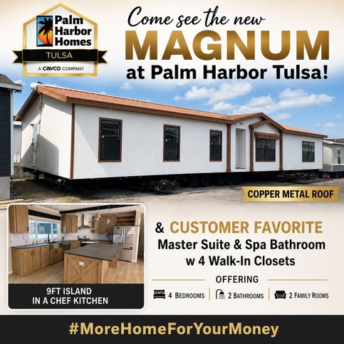 Magnum - Supersized Kitchen & Master - TOP Build & Huge Savings 30764M Tulsa OK