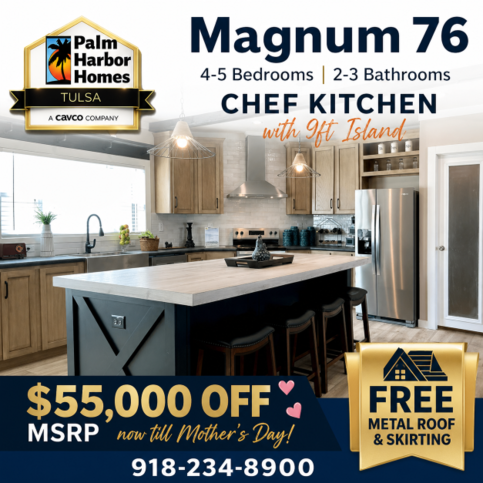 Magnum - Supersized Kitchen & Master - TOP Build & Huge Savings 30764M Tulsa OK