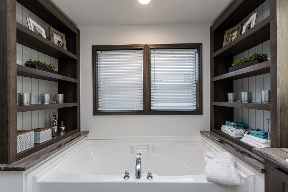 Ahhhh!  Spa! In the Lincoln modular home by Friendship