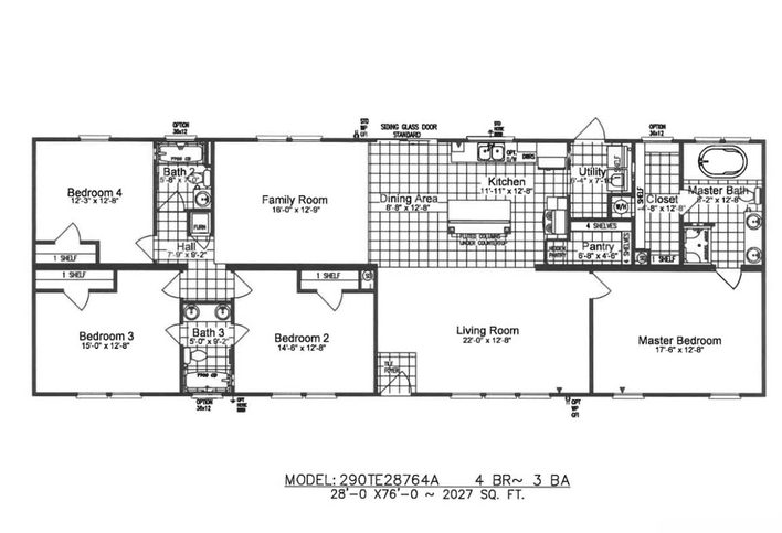 Kimbrel 28764A Manufactured Home from Destiny Homes, a Cavco Company