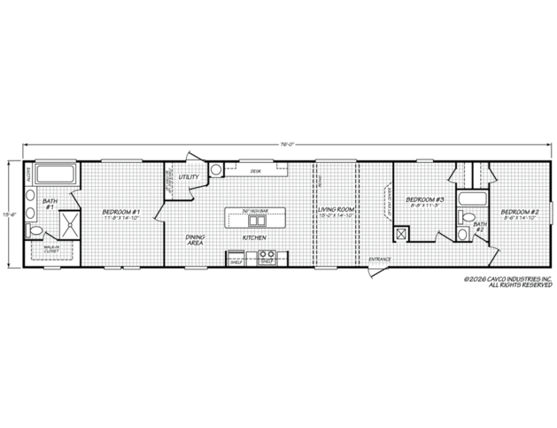 Cavco Seabreeze - READY FOR IMMEDIATE DELIVERY PN16763U Fort Worth TX