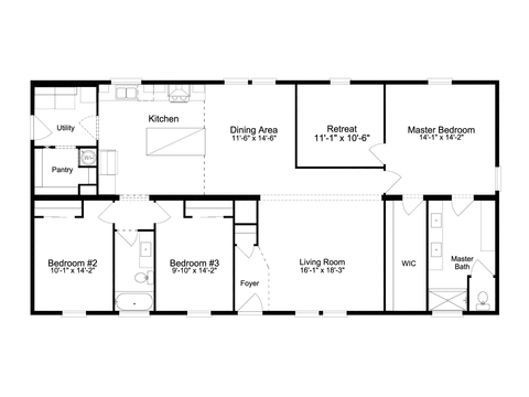 The McKenna | 3 bedroom, 2 bathroom, 1800 sqft home. Built by Cavco - Plant City in Plant City, FL.