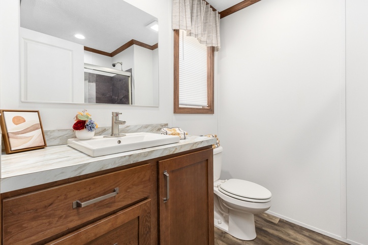 Blazer Select 28483E | 3 bedroom, 2 bathroom, 1280 sqft home. Built by Cavco - Clarion in Shippenville, PA.