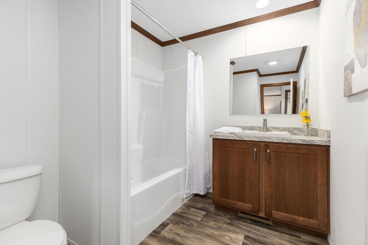 Blazer Select 28483E | 3 bedroom, 2 bathroom, 1280 sqft home. Built by Cavco - Clarion in Shippenville, PA.