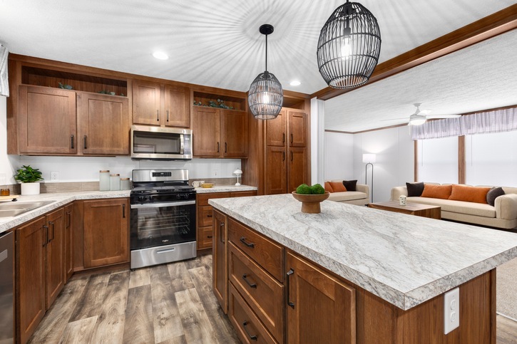 Blazer Select 28483E | 3 bedroom, 2 bathroom, 1280 sqft home. Built by Cavco - Clarion in Shippenville, PA.