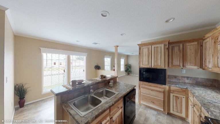 Armstrong 18783L | 3 bedroom, 2 bathroom, 1365 sqft home. Built by Cavco - Lake Arlington in Fort Worth, TX.