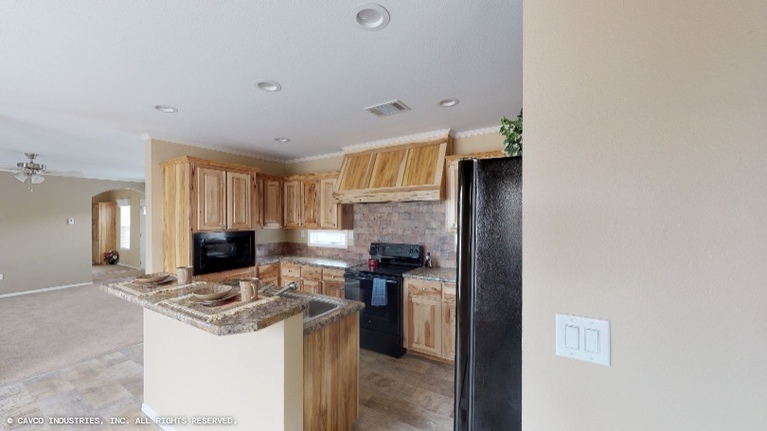 Armstrong 18783L | 3 bedroom, 2 bathroom, 1365 sqft home. Built by Cavco - Lake Arlington in Fort Worth, TX.