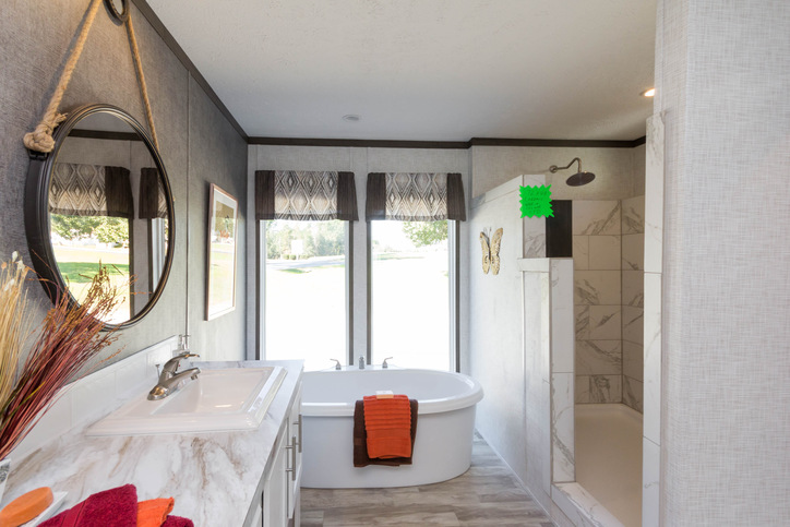 3 bedroom, 2 bathroom, 1685 square feet. Built by Fleetwood Rocky Mount. Pegasus 28643S.