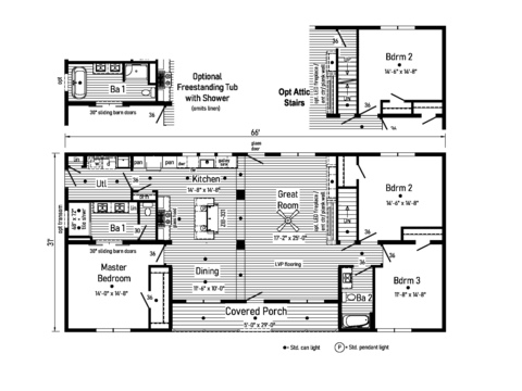 Grand 32663AM | 3 bedroom, 2 bathroom, 2046 sqft home. Built by Cavco - Manorwood in Emlenton, PA