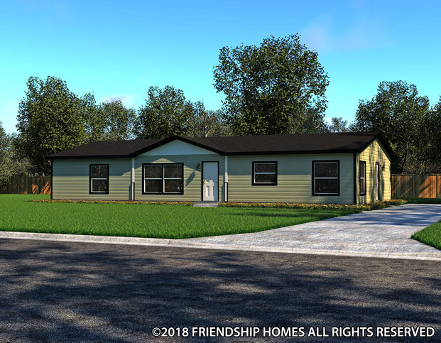 The Freedom 32603A | 3 bedroom, 2 bathroom, 1830 sqft home | Built by Cavco - Montevideo in Montevideo, MN.