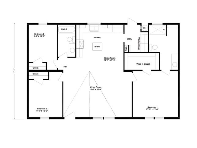 Emerald 28443A Manufactured Home from Solitaire Homes, Tulsa, OK