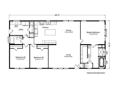 Diamond Peak | 3 bedroom, 2 bathroom, 1800 sqft home | Built by Cavco - Millersburg in Millersburg, OR.