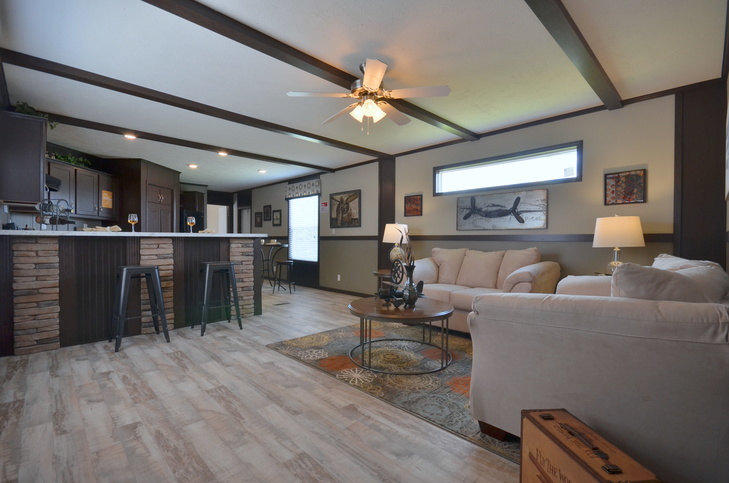 Alamo Lite 16763B | 3 bedroom, 2 bathroom, 1165 sqft home. Built by Cavco - Seguin in Seguin, TX.