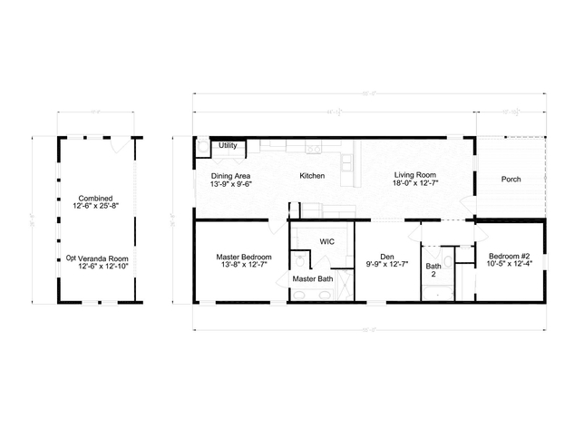 The Summer Palm | 2 bedroom, 2 bathroom, 1474 sqft home. Built by Cavco - Plant City in Plant City, FL.