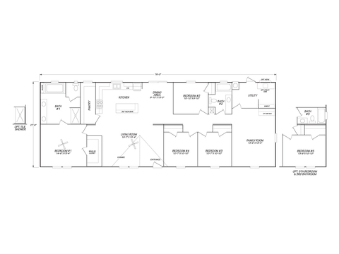 Emerald Series | 4 bedroom, 2 bathroom, 2128 sqft home. Built by Cavco - Duncan in Duncan, OK