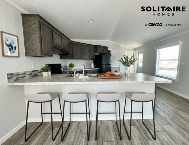 Solitaire 16723A | Fort Worth, TX – A stylish 3 bed, 2 bath home featuring an open-concept layout, modern finishes, and quality construction built to last.
Disclaimer: Photos are AI-generated and for visual reference only.