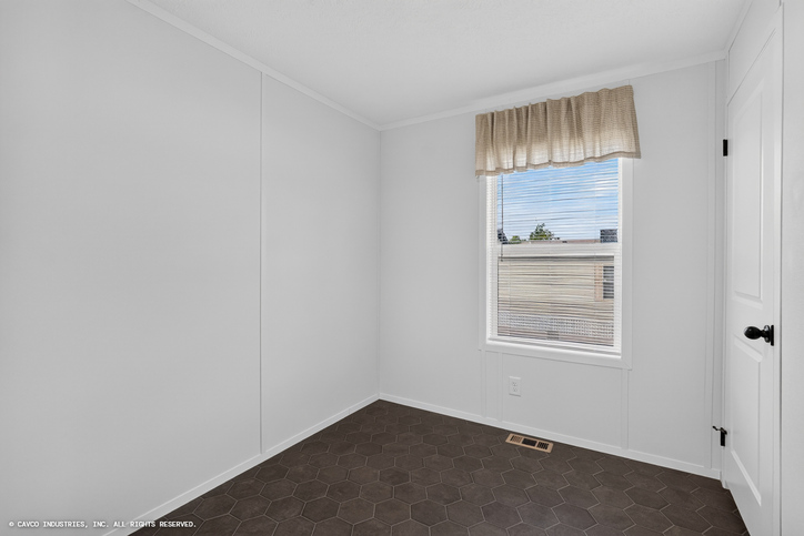 Malibu 14662F | 2 bedroom, 1 bathroom, 880 sqft home. Built by Cavco - Clarion in Shippenville, PA.