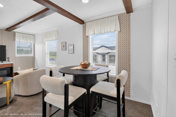 Malibu 14662F | 2 bedroom, 1 bathroom, 880 sqft home. Built by Cavco - Clarion in Shippenville, PA.