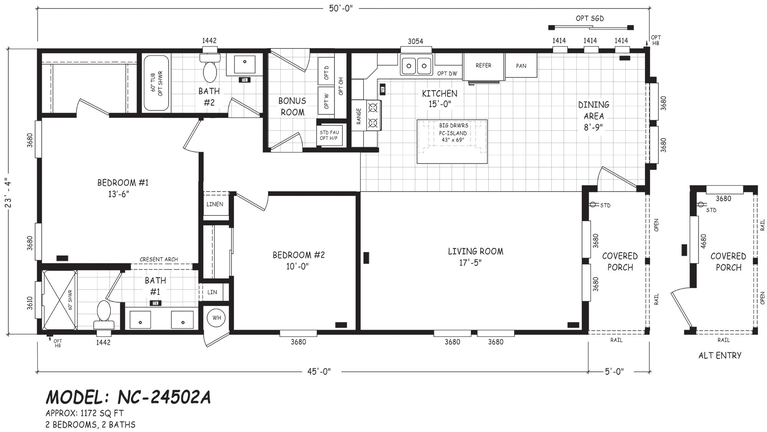 Pinnacle 24502A Manufactured Home from Cavco West, a Cavco Company