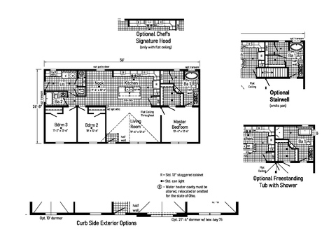 Oakdale | 3 bedroom, 2 bathroom, 1493 sqft home | Built by Cavco - Goshen in Goshen, IN.